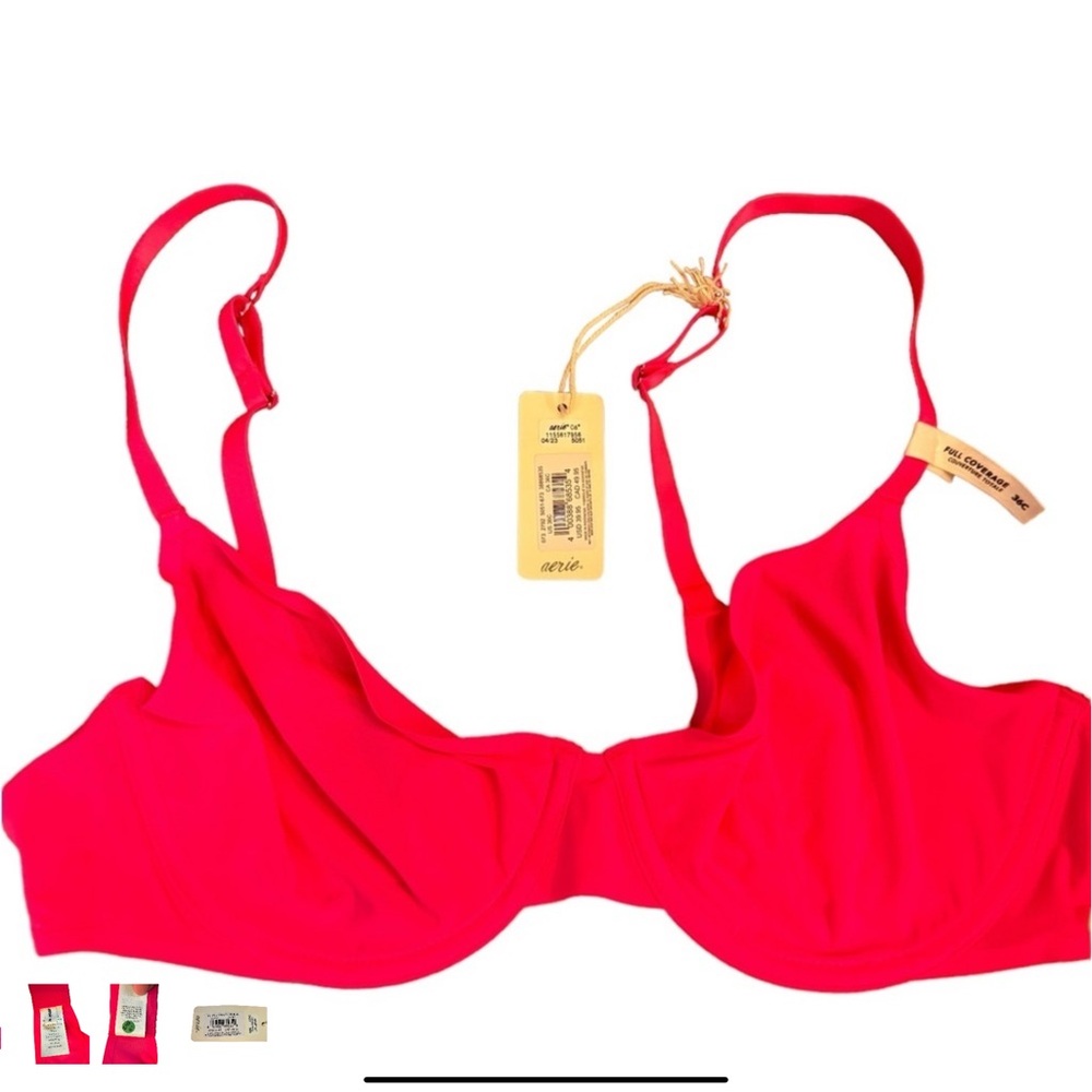 Aerie Blue and Red Bras - Picture 3 of 12